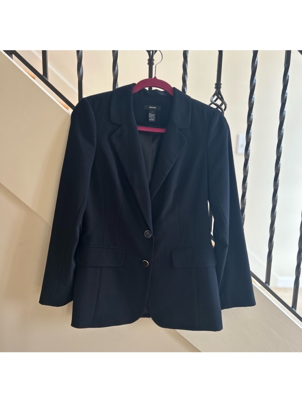 Alfani Black Women's Tailored Two-Button Blazer